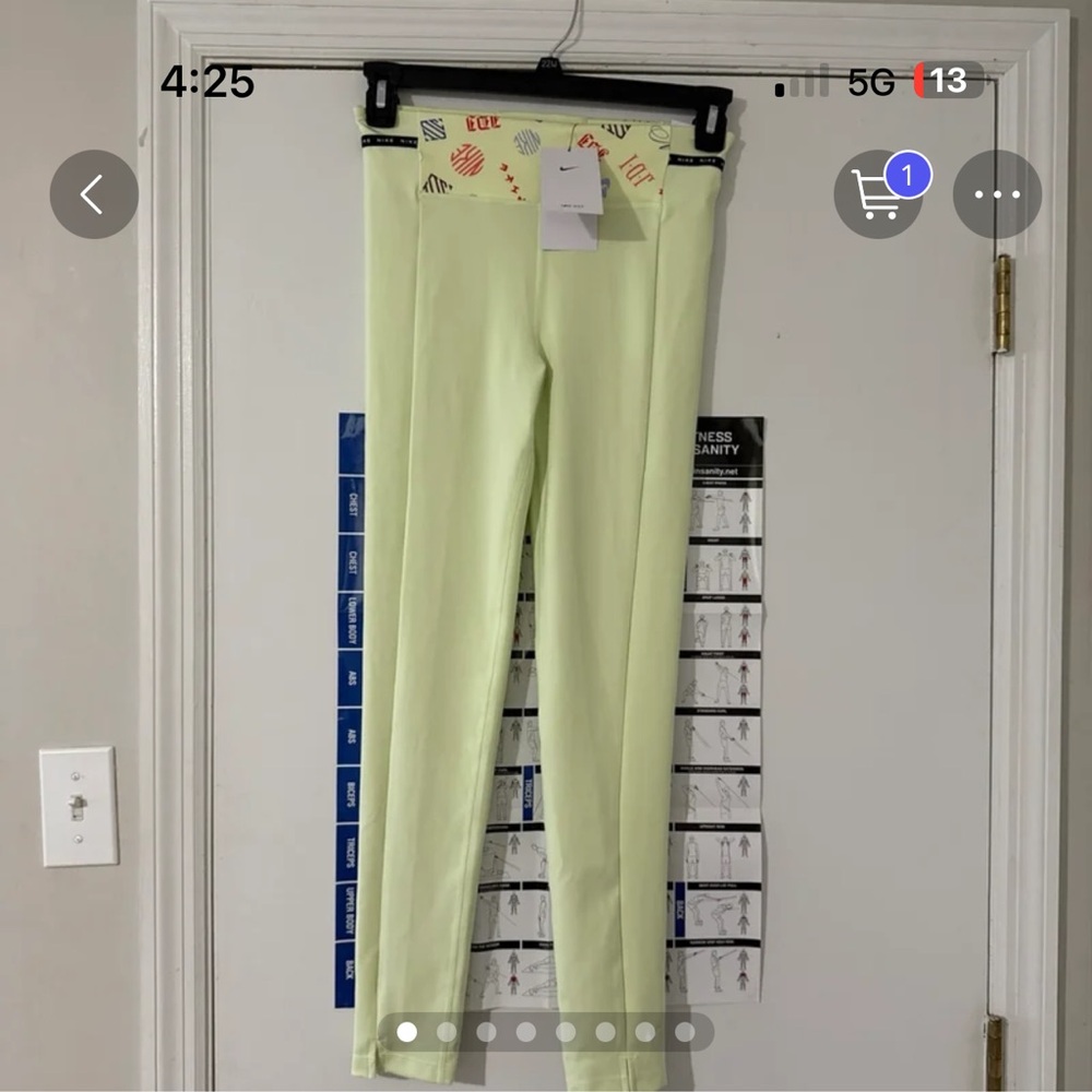Nike Girl's Mint Green Leggings